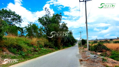 Land for sale Chonburi : Land for sale in Sri Racha, Chonburi 🌳 Beautiful land on the road, 4 rai (6,400 sq m)