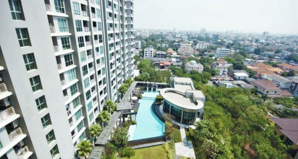 รูป 📌Special Price! Garden View Unit ,Rhythm Ratchada, near MRT Ratchadaphisek 🌿 - รูปที่ 2/3