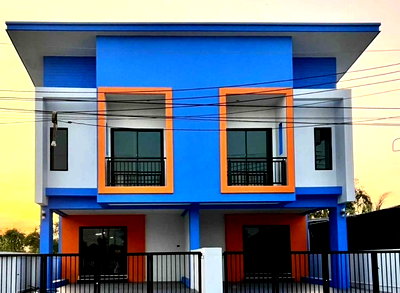 Twin houses for sale Pathumthani : Twin House for Sale | 2 Storey – Brand New Ready to move in! Great location at Lam Luk Ka, Khlong 9