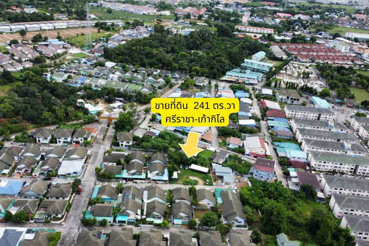 รูป ขายที่ดินศรีราชา 241 ตร.วา ถนนเก้ากิโล ใกล้โรงเรียนอัสสัมชัญ ชลบุรี - รูปที่ 2/4