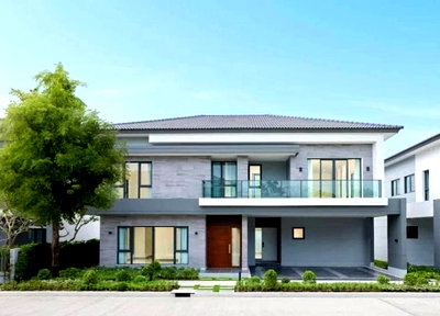 Houses for rent Samut Prakarn : House for rent The City Bangna, ready to move in. If interested, contact Line @goodmanpro or call 0999029192.