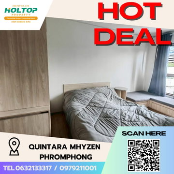 #S4598 ให้เช่า Quintara Mhy'Zen Phrom Phong