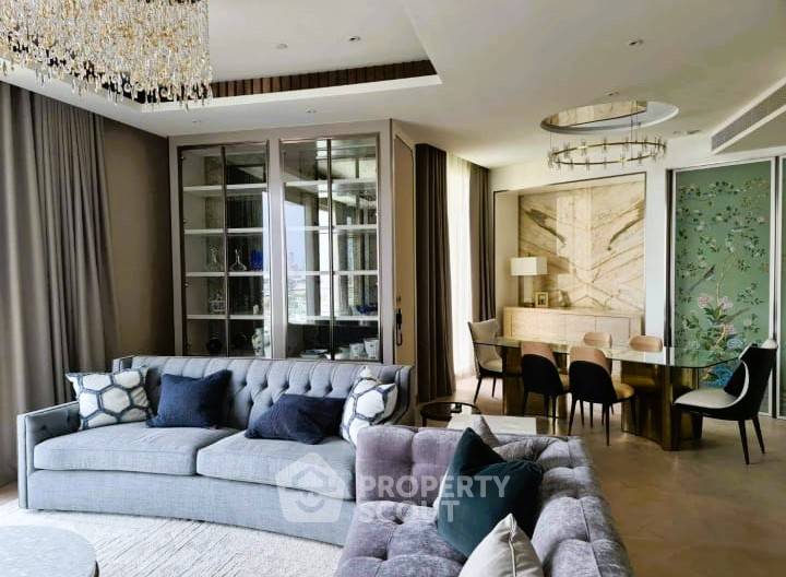 รูป คอนโดมิเนียม 3 ห้องนอน 223 ตร.ม. ขาย The Residences At Mandarin Oriental ใกล้ BTS สะพานตากสิน (ID 1930572) - รูปที่ 2/6