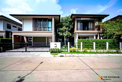 บ้านเดี่ยวให้เช่า :  💥 โอกาสทอง! ราคาถูกกว่าตลาด, Burasiri Krungthep Kreetha ใกล้ BTS แยกลำสาลี (สายสีเหลือง) 