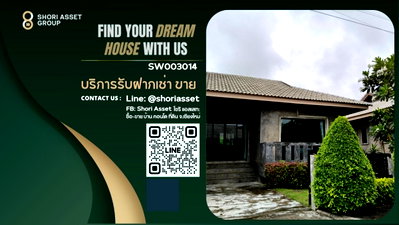 Twin houses for sale Chiang Mai : For Sale: minihome extra project, modern Lanna style semi-detached house with front yard garden, including furniture and appliances SW003014