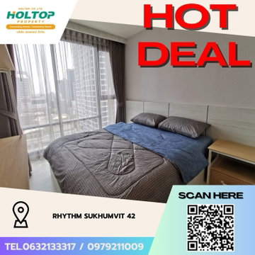 #Z2532💥250968🔥ให้เช่าคอนโด Rhythm Sukhumvit 42