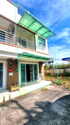 Townhouses for sale  Yak Jay Market : Second-hand townhouse for sale, Eastiny Park Village 5, Bang Saray Intersection, Sattahip, Chonburi