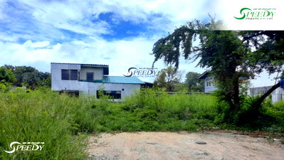 Land for sale Bang Pu Industrial Estate : Land and a 1-story house for sale in Bang Pla, Samut Prakan 🌳