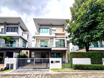 บ้านเดี่ยว ถนนรัชดา-รามอินทรา : 🔥ขายด่วน ตกแต่งพร้อมอยู่🔥บ้านเดี่ยว3ชั้น Narasiri Topiary Nawamin ขนาด 63.2 ตร.วา 4ห้องนอน/5ห้องน้ำ ตกแต่งพร้อมอยู่ 