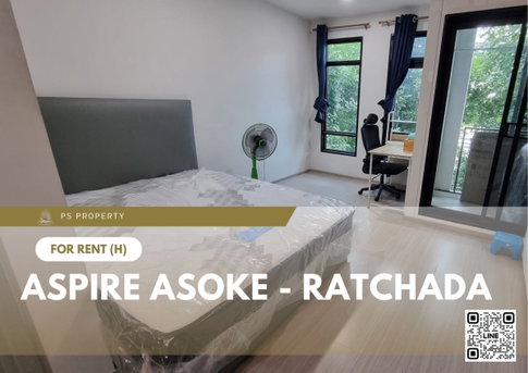 ให้เช่า ✨ Aspire Asoke - Ratchada ✨ เฟอร์นิเจอร์ และ เครื่องใช้ไฟฟ้าครบ ใกล้ MRT พระราม 9