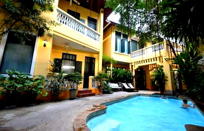 Houses for sale Charoen Krung Road : Single house for sale, Charoen Rat Road, Surasak, 597 sq m, 161 sq wa