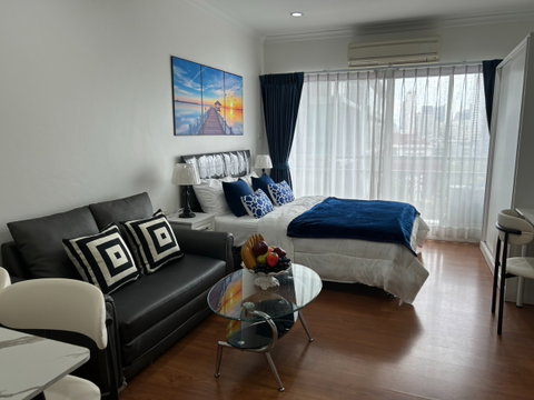 Condo for rent : Grand Park View Asoke(( BTS Asoke ))MK-02 line @livingbkk