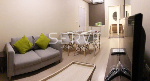 Nice Room 2 Bed Corner Unit with Garden View in Ratchada - Huaikwang MRT Huai Khwang-Chapter One Eco Ratchada Huaikwang