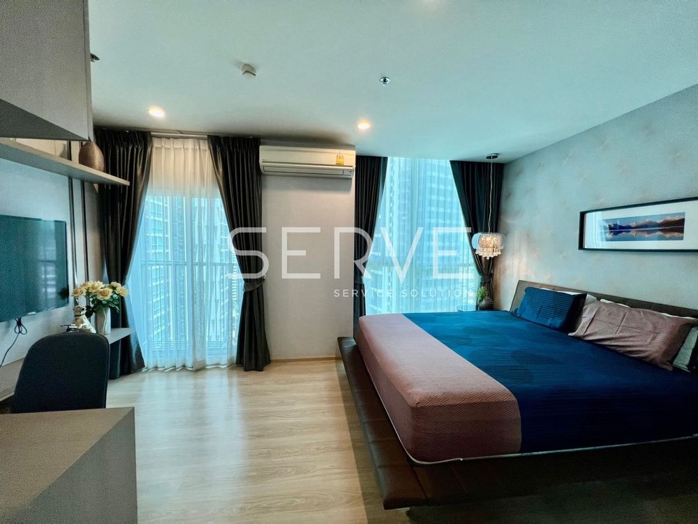 รูป Nice Room & Nice Location 2 Beds Corner Unit Next to MRT Thailand Cultural Centre 80 m. -Noble Revolve Ratchada 1 - รูปที่ 16/23