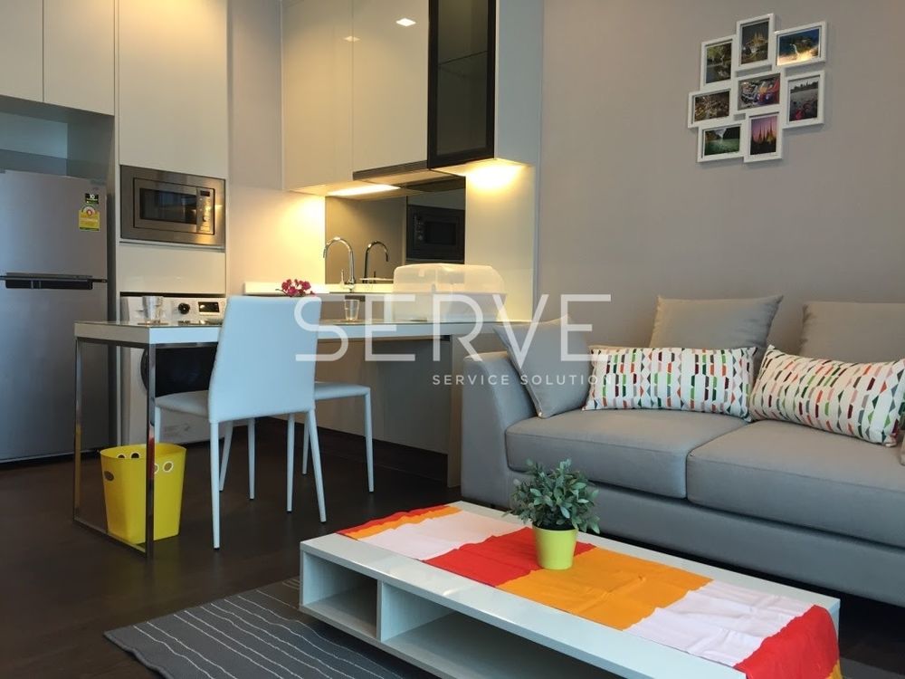 รูป 1 Bed 1 Bath Nice Room Good Location MRT Phetchaburi 60 m. & Singha Complex / For Rent-Q Asoke - รูปที่ 5/8