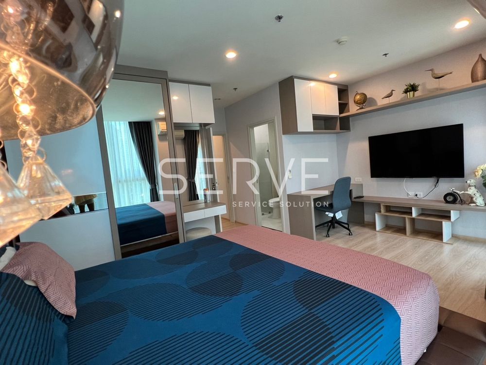 รูป Nice Room & Nice Location 2 Beds Corner Unit Next to MRT Thailand Cultural Centre 80 m. -Noble Revolve Ratchada 1 - รูปที่ 15/23