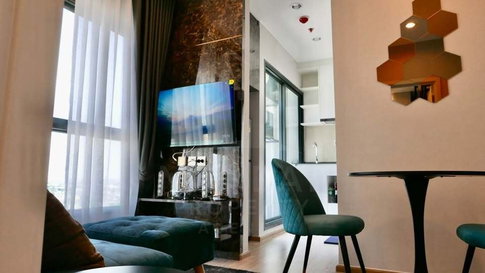 📌 Urgently for rent : The Tree Hua Mak Interchange beautiful room, fully furnished, ready to move in. MD-95631