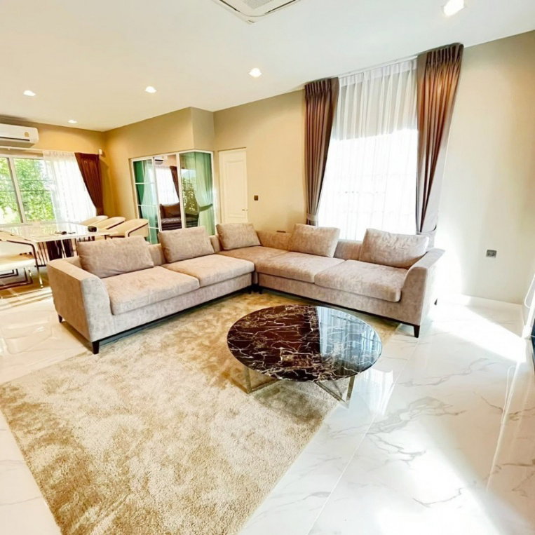 รูป ขาย บ้านเดี่ยว นันทวัน รามอินทรา-พหลโยธิน 50 4 นอน 4 น้ำ 108 ตร.วา หลังมุม สวยหรู เฟอร์นิเจอร์ครบ - รูปที่ 3/12