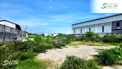Land for sale Bang Pu Industrial Estate : Beautiful land plot for sale, located on a concrete road in Samut Prakan ❗