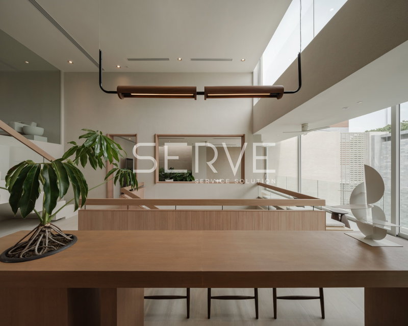 Houses for rent : Brand New 4 Beds Fully furnished  Private Lift Good Location Close To MRT Lat Phrao 83  @  Noble Terra Rama 9 Ekamai 