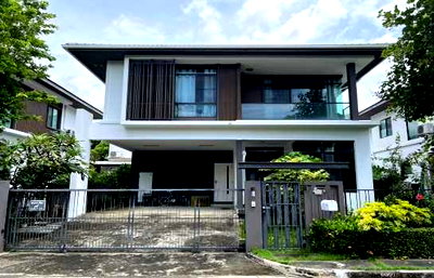 บ้านเดี่ยว สนามบินสุวรรณภูมิ : ขาย บ้านเดี่ยว มัณฑนา 3 Montana Onnut – Wongwaen 3 53 ตรว. 160 ตรม. 2 ชั้น ทำเลดี ราคาต่ำกว่าตลาด