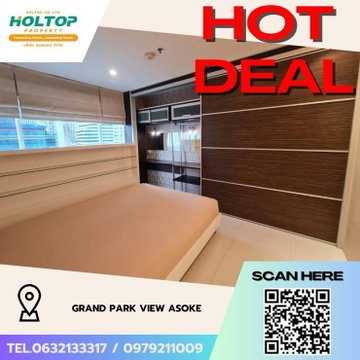 #Z2643💥 051068 🔥Condo for rent: Grand Park View Asoke