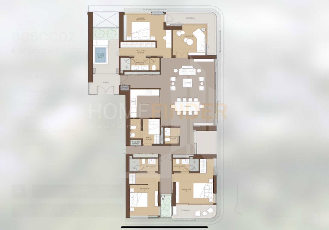 รูป Mulberry Grove The Forestias 4 bedrooms, for sale - รูปที่ 2/3