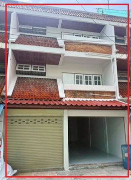 BTS LakSi Monument 800m. Cheapest in BangKhen 2units 4bed Townhouse for rent 3.5-storey with roof te
