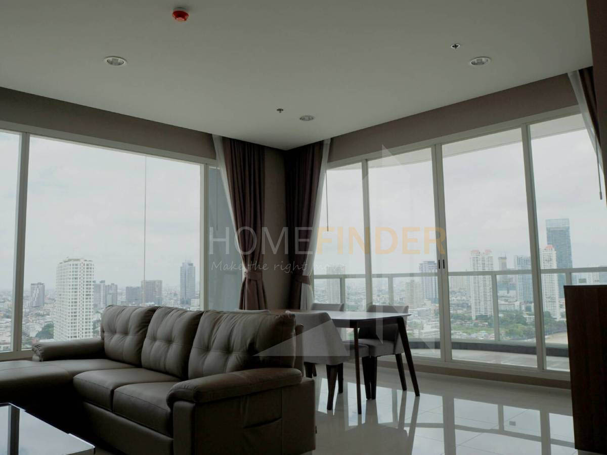 รูป Menam Residence  2 bedrooms, for rent - รูปที่ 6/9