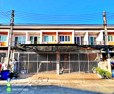 ขายทาวน์โฮม : ราคาดีที่สุด! ขายด่วนทาวน์เฮ้าส์ 2 หลังติดกัน! พร้อมอยู่! หมู่บ้านซื่อตรง โคซี่ รังสิต คลอง 6