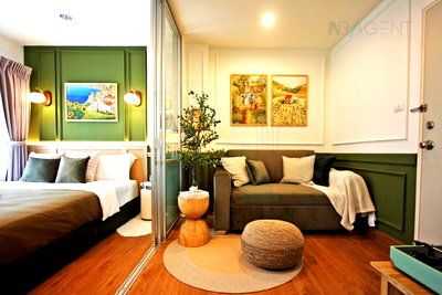 Condos for sale : For Sell Condo LUMPINI VILLE ONNUT - PHATTHANAKAN Building C1, Floor 3,Studio, Room size 22 sqm
