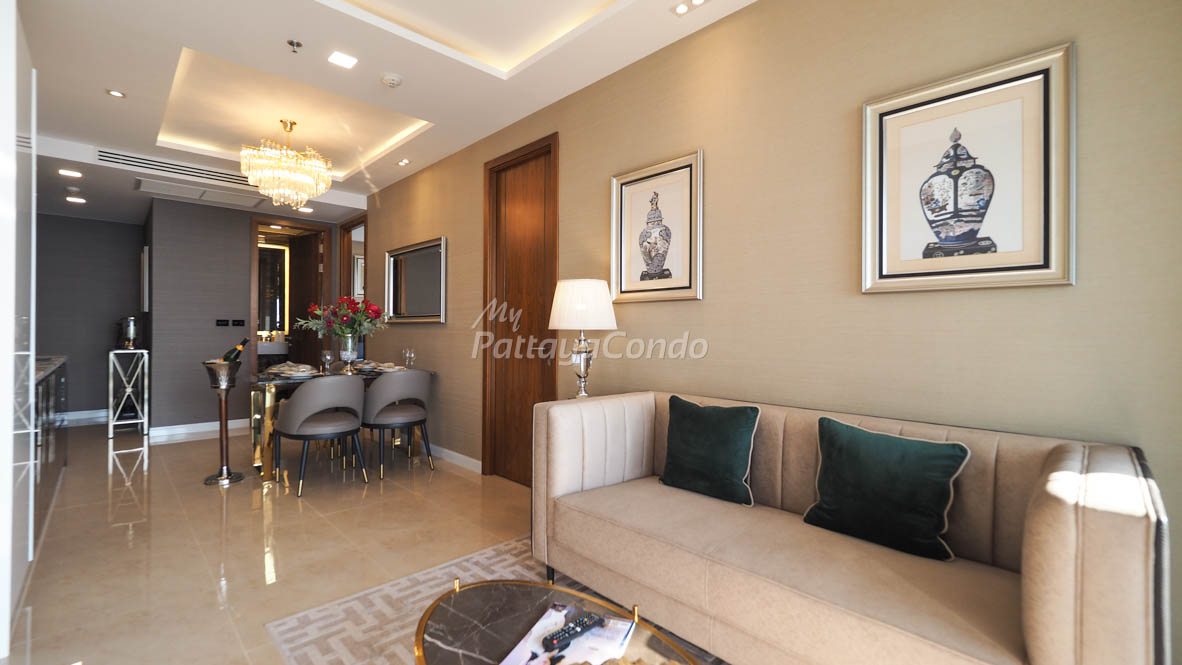 รูป 🛏️ 2 ห้องนอน - 🛁 2 ห้องน้ำ - 🏙️ Sea View - 🇹🇭 ชื่อไทย - 🏢 Elysium Residences Pattaya - รหัส: ELS02 - รูปที่ 5/22