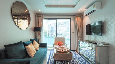 🛏️ 1 Bed - 🛁 1 Bath - 🏙️ City View - 🌏 FOREIGN name - 🏢 Seven Seas Le Carnival Condo Pattaya - Ref: SEVL03