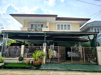 บ้านเดี่ยว ถนนสุวินทวงศ์ : ขายบ้านเดี่ยว โรยัลปาร์ควิลล์ สุวินทวงศ์ หลังมุม 50.4 ตร.ว ใกล้โลตัส สุวินทวงศ์