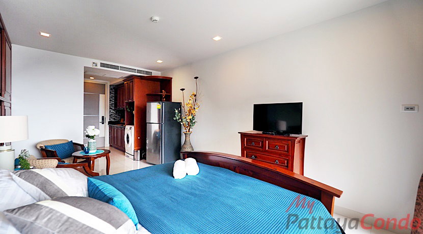 รูป 🛏️ Studio - 🛁 1 ห้องน้ำ - 🏙️ Pool View - 🇹🇭 ชื่อไทย - 🏢 APUS Condominium Pattaya - รหัส: APUS09 - รูปที่ 3/10