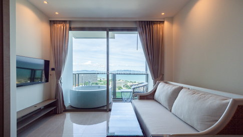 🛏️ 1 ห้องนอน - 🛁 1 ห้องน้ำ - 🏙️ Sea View - 🇹🇭 ชื่อไทย - 🏢 The Riviera Ocean Drive Jomtien - รหัส: ROD36