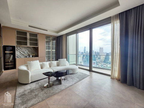 For rent and Sell The Residences at Mandarin Oriental ห้องมุม วิว ICONSIAM 151.71 sq.m sq.m. 2 bedroom @150,000 Baht