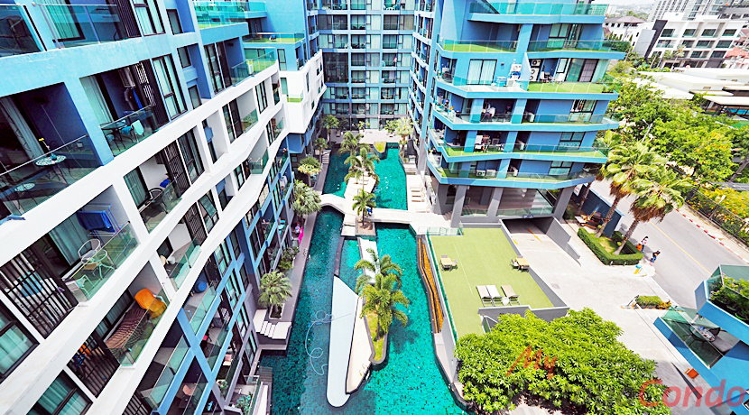 รูป 🛏️ Studio - 🛁 2 ห้องน้ำ - 🏙️ Pool View - 🇹🇭 ชื่อไทย - 🏢 Acqua Condominium Jomtien - รหัส: AQ15 - รูปที่ 12/12