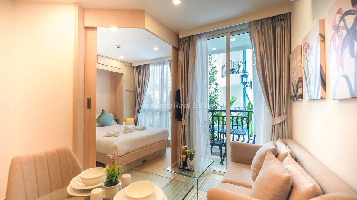 picture 🛏️ 1 Bed - 🛁 1 Bath - 🏙️ Pool View - 🌏 FOREIGN name - 🏢 Harmonia City Garden Pattaya - Ref: HMN01 - 3/8