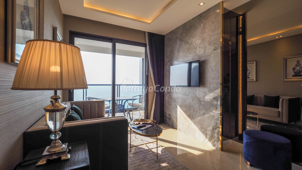 รูป 🛏️ 2 ห้องนอน - 🛁 2 ห้องน้ำ - 🏙️ Sea View - 🇹🇭 ชื่อไทย - 🏢 Elysium Residences Pattaya - รหัส: ELS02 - รูปที่ 7/22