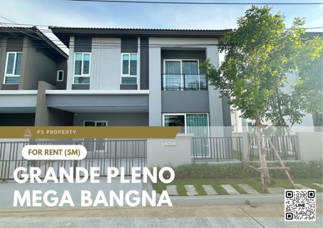 รูปภาพ House for rent 🔥 Grande Pleno Mega Bangna 🔥 3 bedrooms, 3 bathrooms, 2-story twin house, new house, never rented, pets allowed