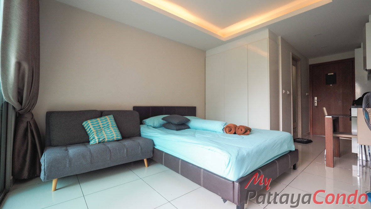 รูป 🛏️ Studio - 🛁 1 ห้องน้ำ - 🏙️ Pool View - 🇹🇭 ชื่อไทย - 🏢 Water Park Condominium Pattaya - รหัส: WPC17 - รูปที่ 3/16