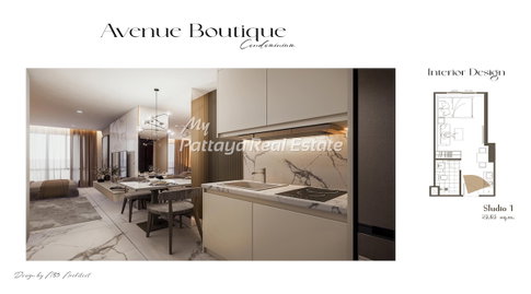 🛏️ Studio - 🛁 1 ห้องน้ำ - 🏙️ City View - 🌏 ชื่อชาวต่างชาติ - 🏢 Avenue Boutique Condominium Pattaya - รหัส: AVBC01