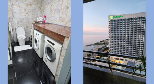 🛏️ 2 Bed - 🛁 3 Bath - 🏙️ Sea View - 🇹🇭 COMPANY name - 🏢 Markland Condominium Pattaya - Ref: MARKL06