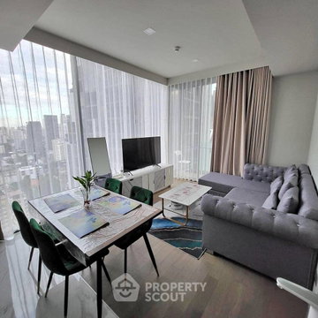 คอนโด 2 ห้องนอน โครงการ Celes Asoke ชั้น 23 ใกล้ MRT สุขุมวิท 50 ม (ID 619474)