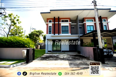 ขายบ้านเดี่ยว :  A68-082  ขาย สิริ เพลส บางใหญ่ บ้านเดี่ยว 2 ชั้น ห้องมุม ส่วนตัว  ใกล้เซ็นทรัล เวสต์เกต ปรับปรุงใหม่ ✨
