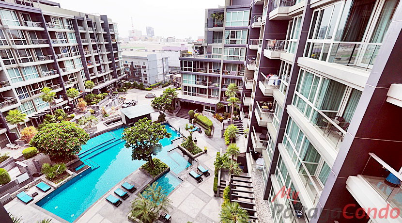 รูป 🛏️ Studio - 🛁 1 ห้องน้ำ - 🏙️ Pool View - 🇹🇭 ชื่อไทย - 🏢 APUS Condominium Pattaya - รหัส: APUS09 - รูปที่ 5/10