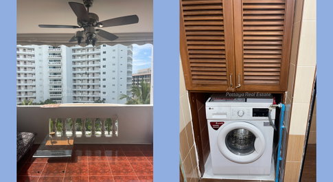 🛏️ 1 ห้องนอน - 🛁 1 ห้องน้ำ - 🏙️ City View - 🌏 ชื่อชาวต่างชาติ - 🏢 Jomtien Complex Condotel Pattaya - รหัส: JTC12