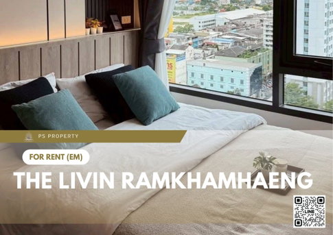 ให้เช่า 📍 The Livin Ramkhamhaeng 📍 เฟอร์นิเจอร์ และ เครื่องใช้ไฟฟ้าครบ ใกล้ MRT ลำสาลี