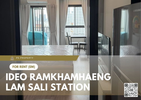 ให้เช่า 📍 Ideo Ramkhamhaeng - Lam Sali Station 📍 เฟอร์นิเจอร์ และ เครื่องใช้ไฟฟ้าครบ ใกล้ MRT แยกลำสาลี